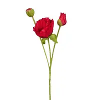 Artificial Poppy Spray<br>Red