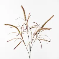 Artificial Wolf Tail Grass Spray<br>Olive Green