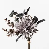 Artificial Dahlia Mixed Bouquet<br>Grey
