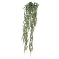 Artificial Hanging Fern Bush<br>Grey/Green