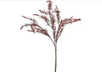 Artificial Amaranthus Salvia Spray<br>Burgundy