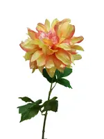 Artificial Dahlia<br>Peach/Pink