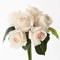 Artificial Rose Bouquet<br>Ivory