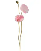 Artificial Poppy Spray<br>Pink