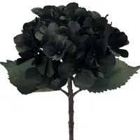 Artificial Ebony Hydrangea<br>Black Artificial Ebony Hydrangea<br>Black