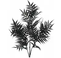 Artificial Bamboo Leaf Spray<br>Black