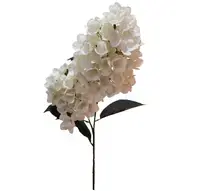 Artificial Cone Hydrangea Spray<br>White