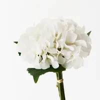 Artificial Hydrangea Bouquet<br>Winter White