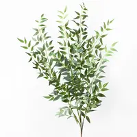 Artificial Italian Ruscus Leaf Spray<br>Grey/Green