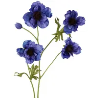 Artificial Anemone Spray<br>Dark Blue