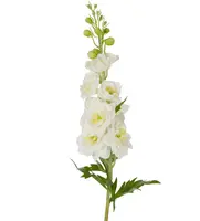 Artificial Delphinium Flower Spray<br>White