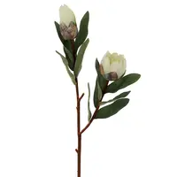 Artificial Protea Mini with Bud<br>Cream