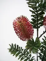 1. Artificial Banksia Spray<br>Burgundy thumbnail