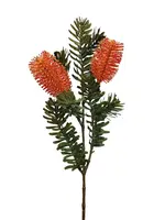 Artificial Banksia Spray<br>Orange