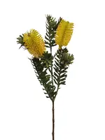 Artificial Banksia Spray<br>Yellow