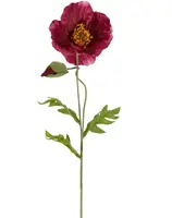 Artificial Poppy Stem<br>Plum