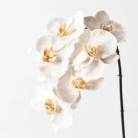 Artificial Phalaenopsis Orchid Spray<br>Dove 86cm