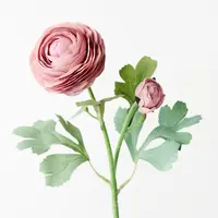 Artificial Ranunculus Spray<br>Dusty Pink