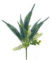 Artificial Lambs Tail Bush<br>Blue