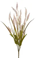 Artificial Reed Grass Bush<br>Light Pink