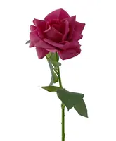 Artificial Ecuador Rose<br>Real Touch - Hot Pink