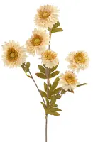 Artificial Garden Mum Spray<br>Champagne