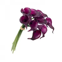 Artificial Calla Lily Bundle<br>Plume Black