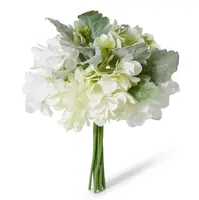 Artificial Hydrangea Bouquet<br>White
