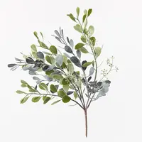 Artificial Boxwood Seed Bush<br>Dark Green