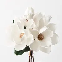 Artificial Japanese Magnolia Bouquet<br>White