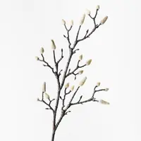 Artificial Magnolia Bud Spray<br>Natural 98cm