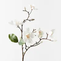 Artificial Japanese Magnolia Spray<br>White