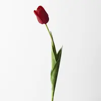 Artificial Tulip Stem<br>Real Touch - Red