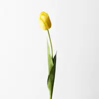 Artificial Tulip Stem<br>Real Touch - Yellow