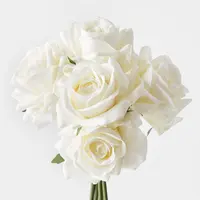 Artificial Kaisa Rose Bouquet<br>White