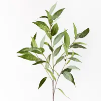 Artificial Eucalyptus Long Leaf Spray<br>Grey/Green