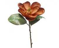 Artificial Full Bloom Magnolia<br>Brown