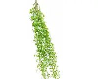 Artificial Button Leaf Hanging Bush<br>40cm