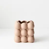 Ceramic 'Bubblo' Vase<br>Nude 13.5cm