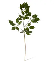 Artificial Ficus Leaf Spray<br>Green 90cm