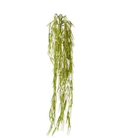 Artificial Hanging Wax Vine<br>Grey/Green 53cm