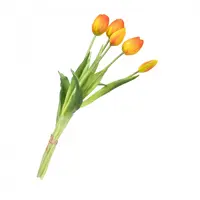 Artificial Tulip Bundle x5<br>Orange