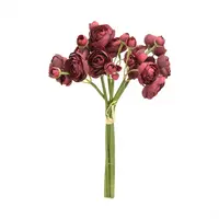 Artificial Ranunculus Bundle<br>Wine