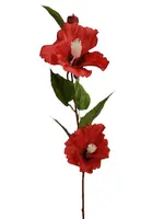 Artificial Hibiscus Stem<br>Red