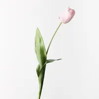 Artificial Tulip Stem<br>Real Touch - Light Pink
