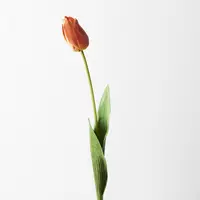 Artificial Tulip Stem<br>Real Touch - Orange