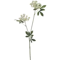 Artificial Queen Anne Lace Spray<br>White