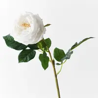 Artificial Austin Rose<br>Winter White