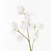 Artificial Sweet Pea Spray<br>Winter White