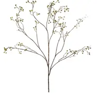 Artificial Mini Berry Branch<br>Green 1.2m